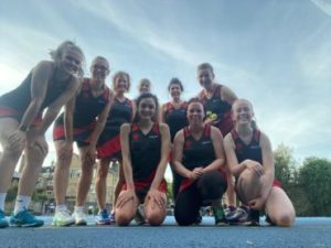 Phoenix Netball club, made up of mums and daughters