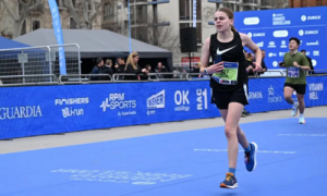 Photo of Izzy running