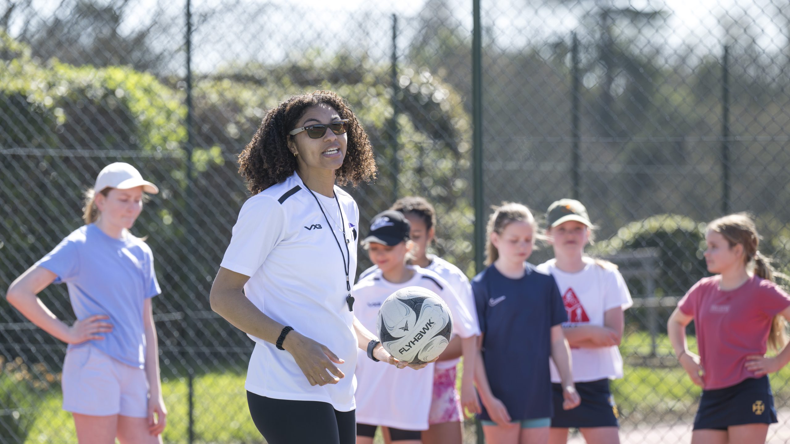 Netball coach